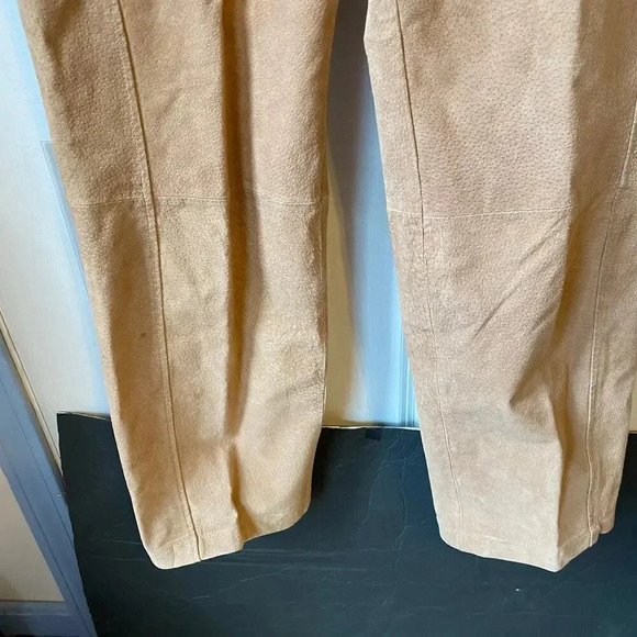 Chadwick’s 100% Leather Straight Leg Pants Women Size 8 - Picture 8 of 9